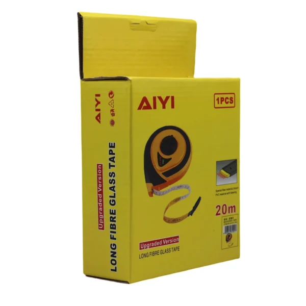 AIYI 20m Fibre Glass Measuring Tape with Reel Case AY161-001