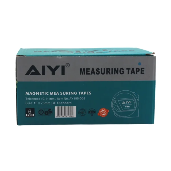 AIYI Magnetic measuring tapes blue 10m AY185-008