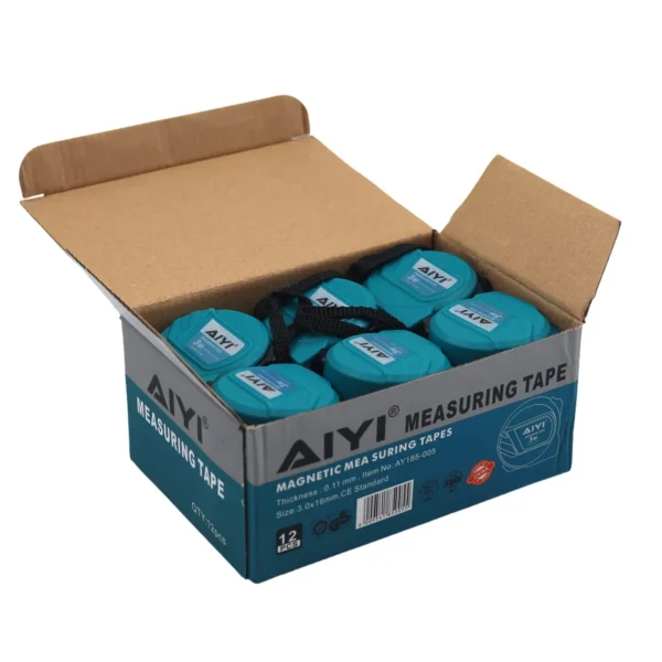 AIYI Magnetic measuring tapes blue 3m AY185-005