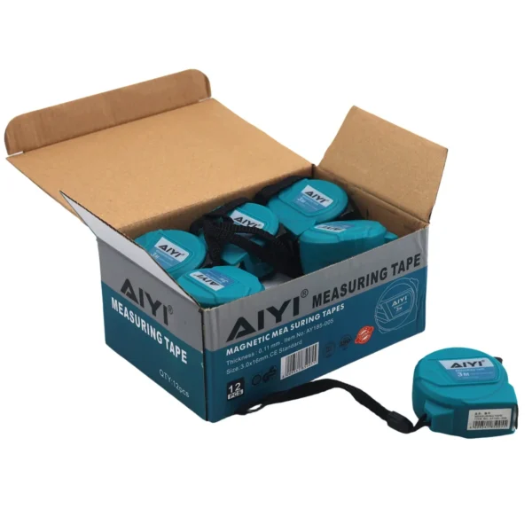 AIYI Magnetic measuring tapes blue 3m AY185-005