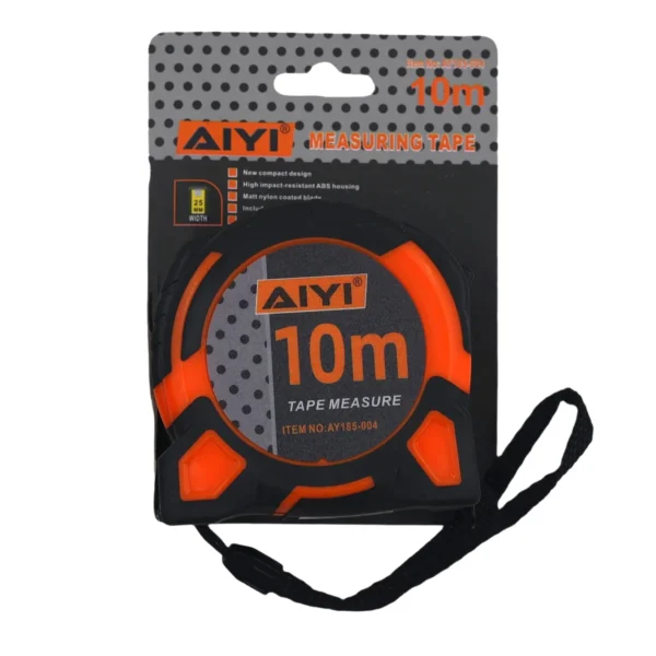 AIYI Magnetic measuring tapes black&orange 10m AY185-004