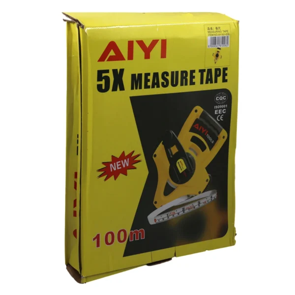 AIYI 100m Measuring Tape with Open Reel Frame AY161-006