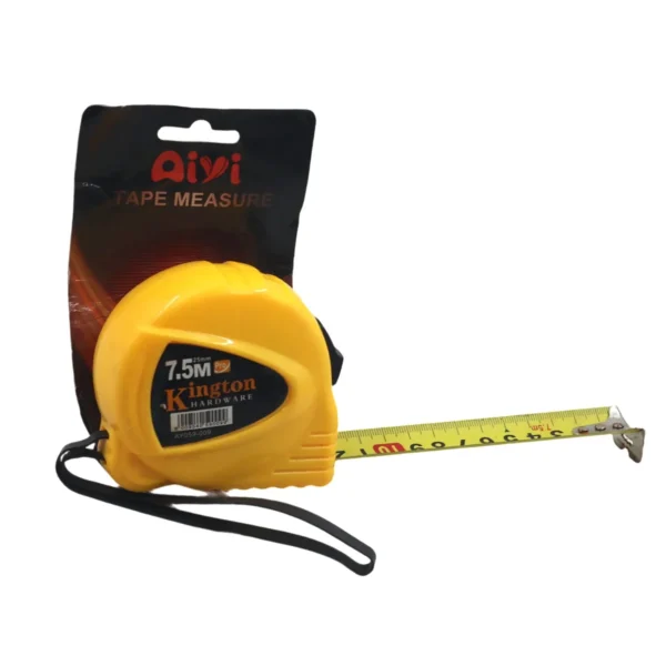 Yellow measuring tape 7.5m AY059-009