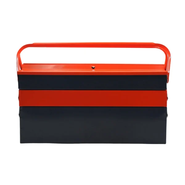 AIYI 42cm Metal Toolbox with Carry Handle, Foldable Multi-Layer Tool Storage AY115-002