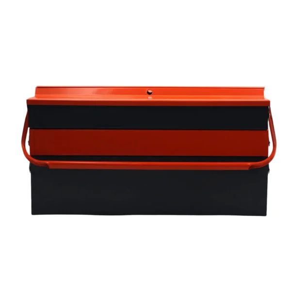 AIYI 42cm Metal Toolbox with Carry Handle, Foldable Multi-Layer Tool Storage AY115-002