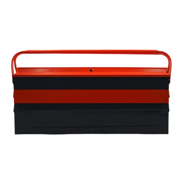 AIYI 53cm Metal Toolbox with Carry Handle, Foldable Multi-Layer Tool Storage AY115-001