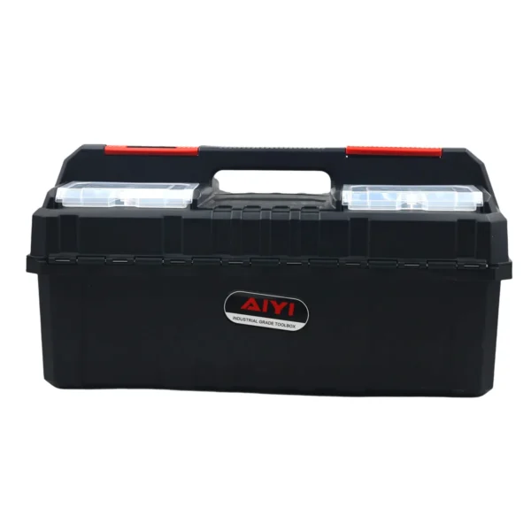 AIYI 20-Inch Plastic Toolbox with Carry Handle, Foldable Multi-Layer Storage Organizer AY162-008