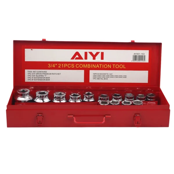 3/4" Socket Set 21pcs AY001-153
