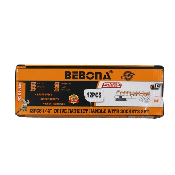 KUKE 1/4" Socket Set 12pcs AY001-167