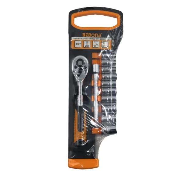 KUKE 1/4" Socket Set 12pcs AY001-167