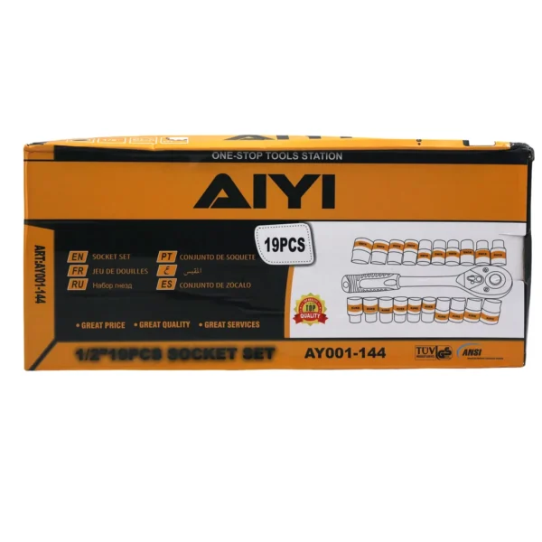 1/2" Socket Set 19pcs BH210010 AY001-144