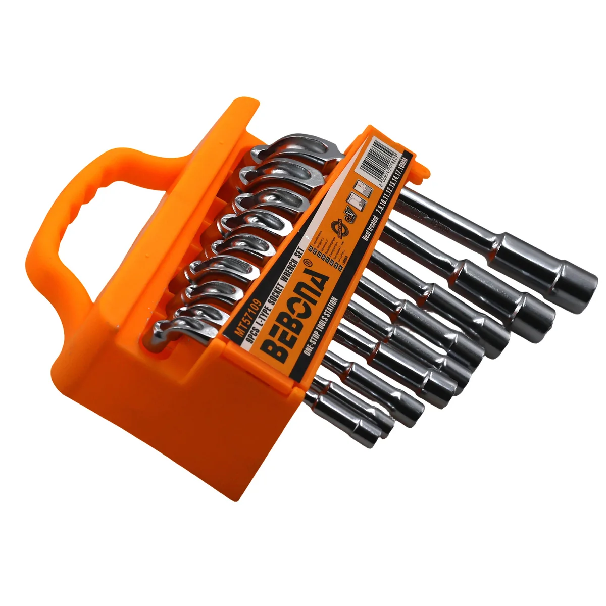 9-Piece L-Type Socket Spanner Set 7–19mm CR-V AY001-860 - Image 2