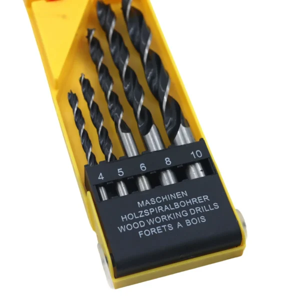 AIYI 5-Piece Wood Drill Bit Set 4-10mm AY025-103