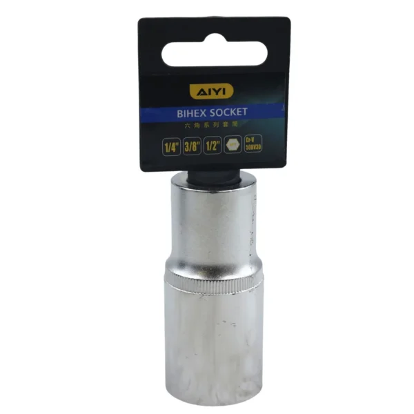 1/2" Deep hex socket 6PT 27mm AY282-036