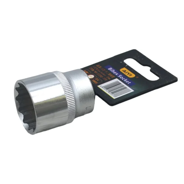 1/2" Bihex socket short 12PT 27mm AY282-378
