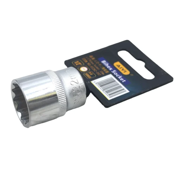 AiYi 1/2" Short hex socket 6PT 22mm AY282-101