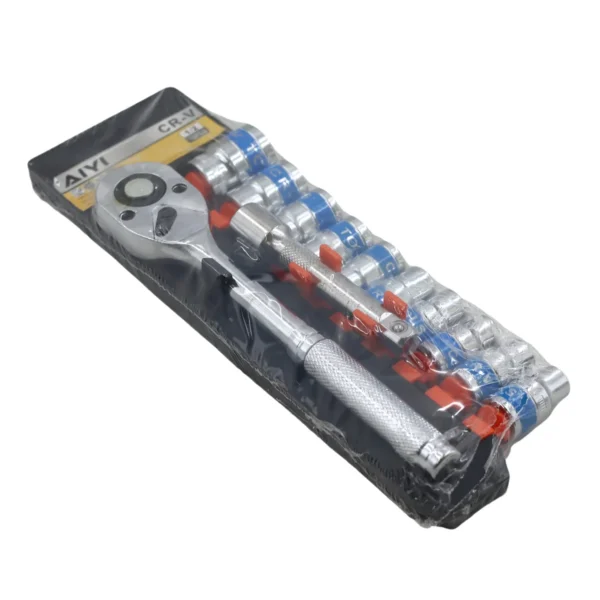 1/2 12Pcs Dr.Socket sets(Black shelf) AY187-010