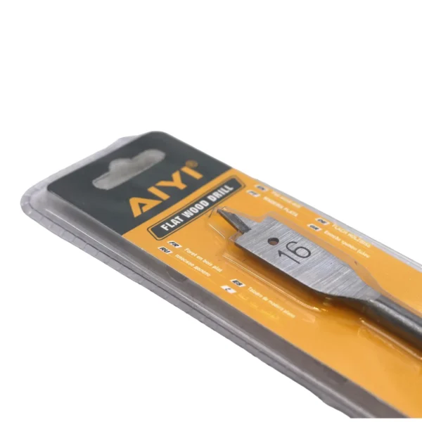 AIYI 16mm Flat Wood Drill Bit - Spade Paddle Bit for Woodworking AY025-072