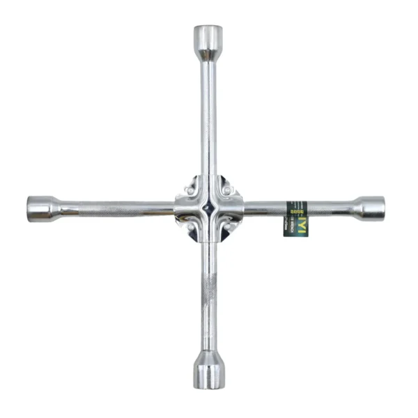 AIYI 14" Cross Wheel Spanner 4-Way Lug Wrench, Heavy Duty Car Tyre Tool AY001-057