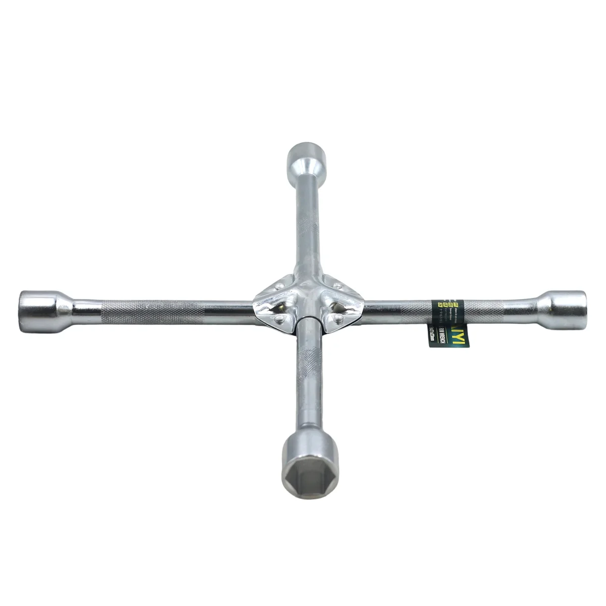 AIYI 14" Cross Wheel Spanner 4-Way Lug Wrench, Heavy Duty Car Tyre Tool AY001-057 - Image 2