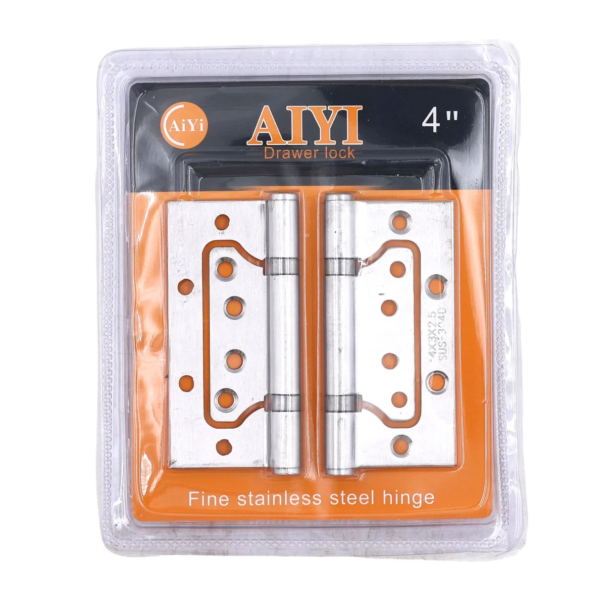 AIYI 4" Stainless Steel Flush Hinges 1-Pair AY010-032
