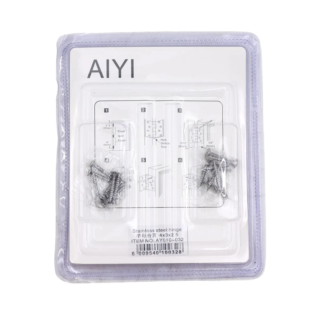 AIYI 4" Stainless Steel Flush Hinges 1-Pair AY010-032 - Image 5