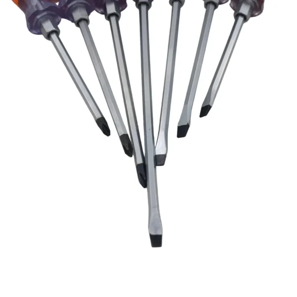 Orange&Clear Screwdriver set 7pcs AY002-003