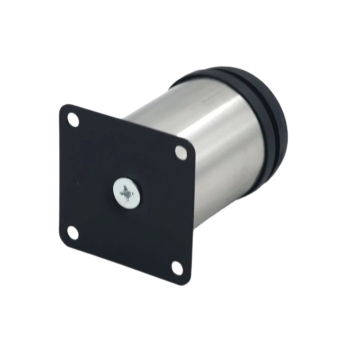 8cm Adjustable Furniture Leg - Stainless Steel Cabinet Sofa Support Leg with Base Plate AY010-067 - Image 3