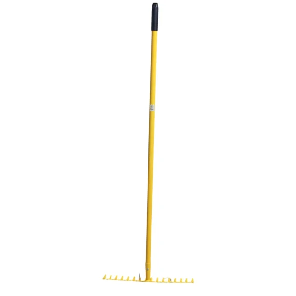 Yellow steel rake AY089-011