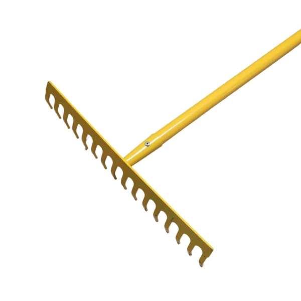 Yellow steel rake AY089-011