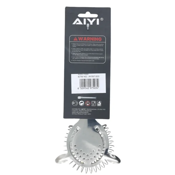 AIYI Cocktail Strainer with Non-Slip Handle AY097-503