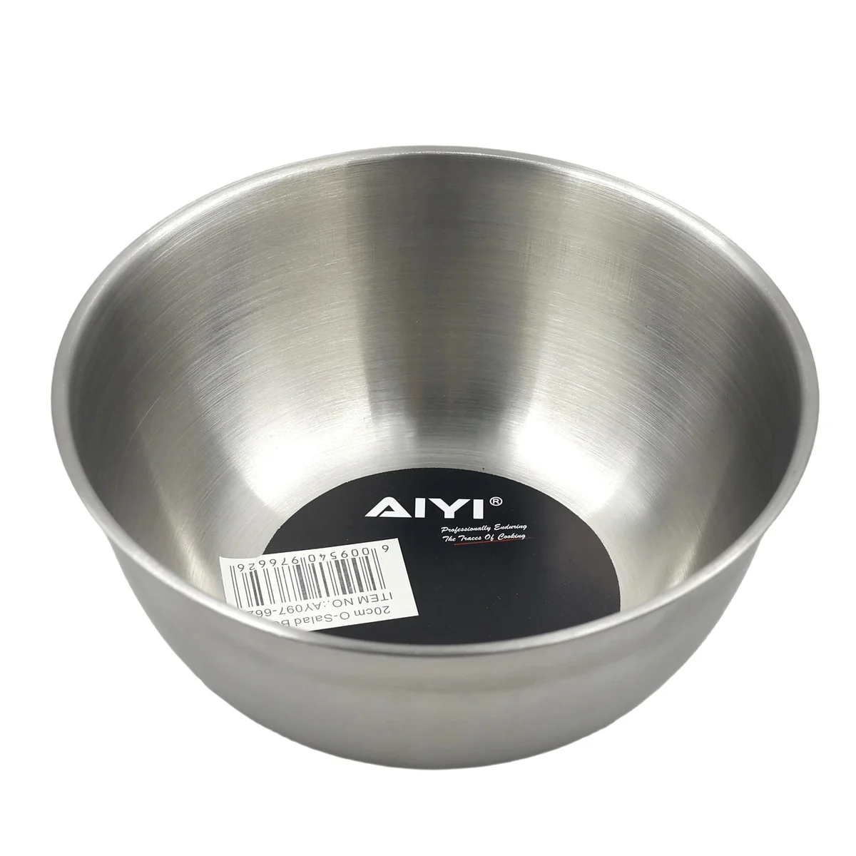 AIYI Stainless Steel Mixing Bowl 20cm, Durable Kitchen Prep Bowl AY097-662