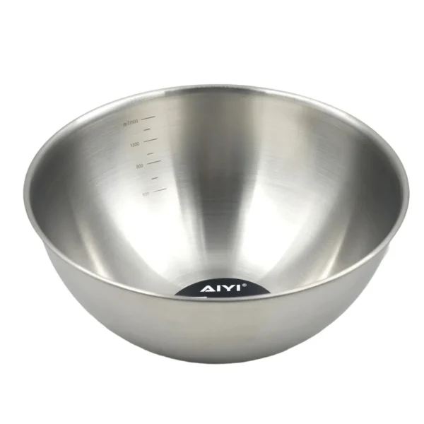 AIYI Stainless Steel Mixing Bowl 24cm, Durable Kitchen Prep Bowl AY097-664