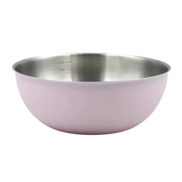 AIYI Stainless Steel Mixing Bowl 22cm, Colour Coated Kitchen Bowl AY097-667