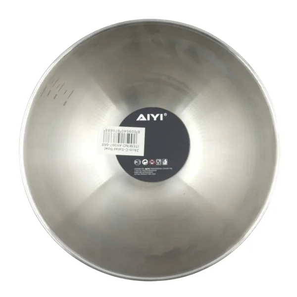 AIYI Stainless Steel Mixing Bowl 24cm, Colour Coated Kitchen Bowl AY097-668