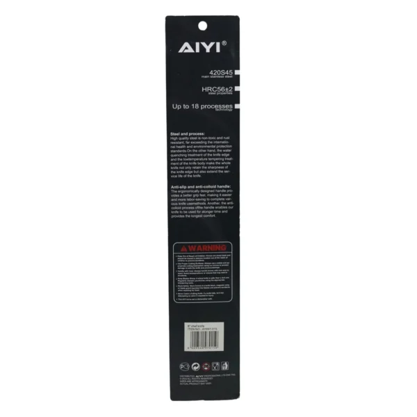 AIYI 8-Inch Kitchen Knife, Budget Friendly, Basic Use AY097-015