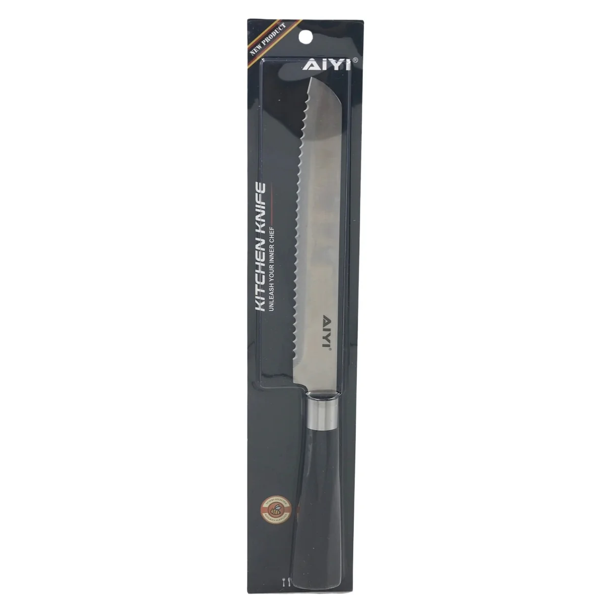 AIYI 8-Inch Bread Knife with Plastic Handle AY097-018 - Image 4