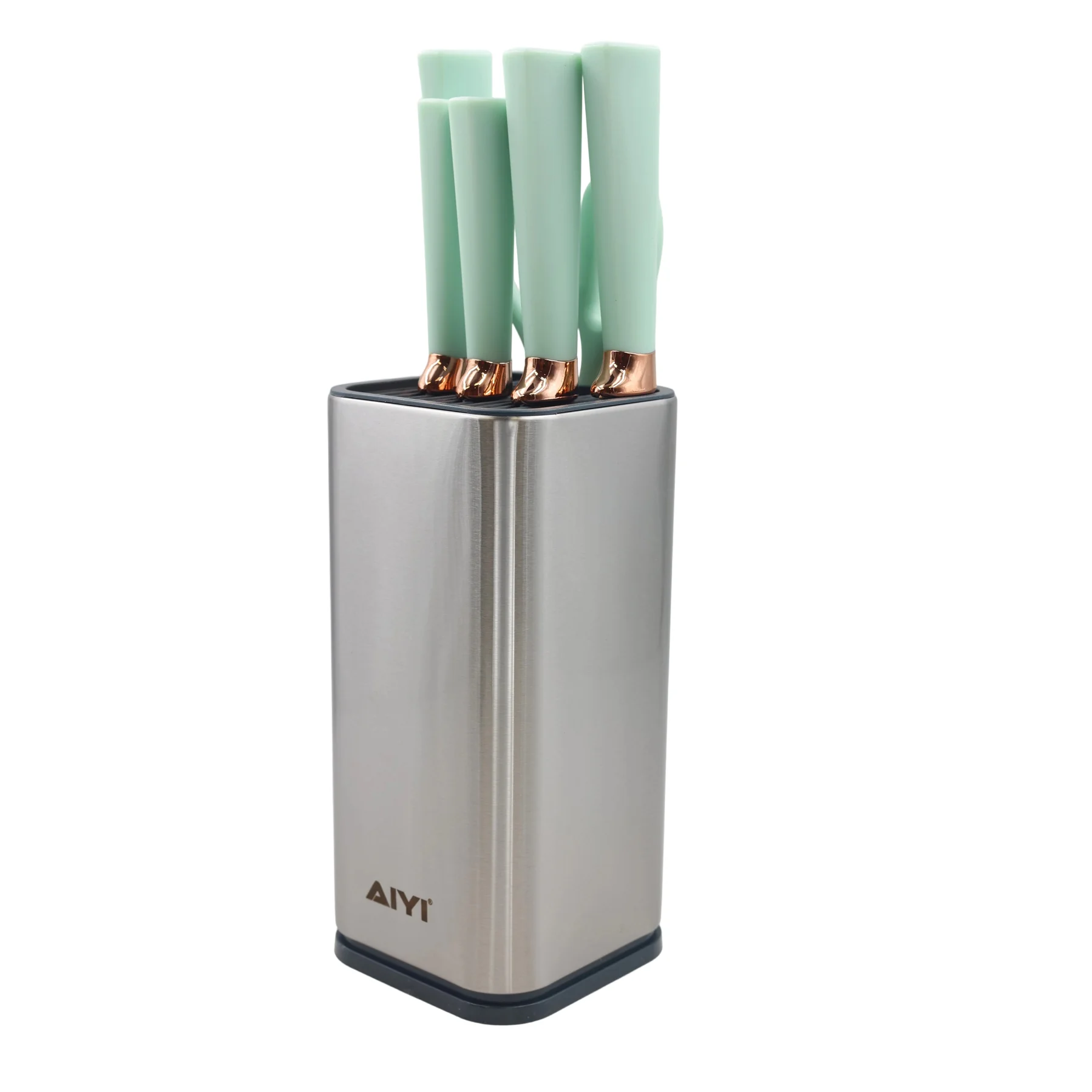 AIYI 6-Piece Premium Kitchen Knife Set with Block White AY097-013 - Image 4