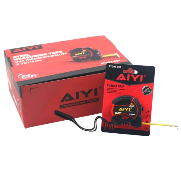 AIYI (12-Pack) 3m Measuring Tape 16mm Lockable Tape Measure AY395-001