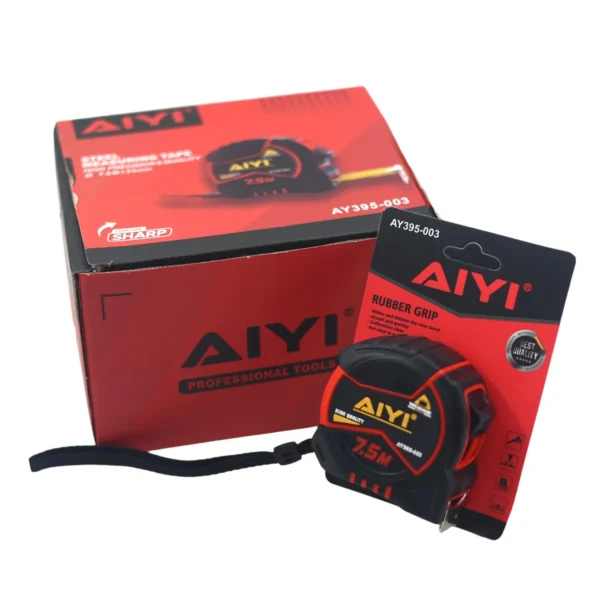 AIYI (6-Pack) 7.5m Measuring Tape 25mm Lockable Tape Measure AY395-003