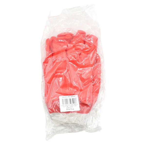 PVC gloves 60%PVC40%TC Orange&Black AY381-007/PVC