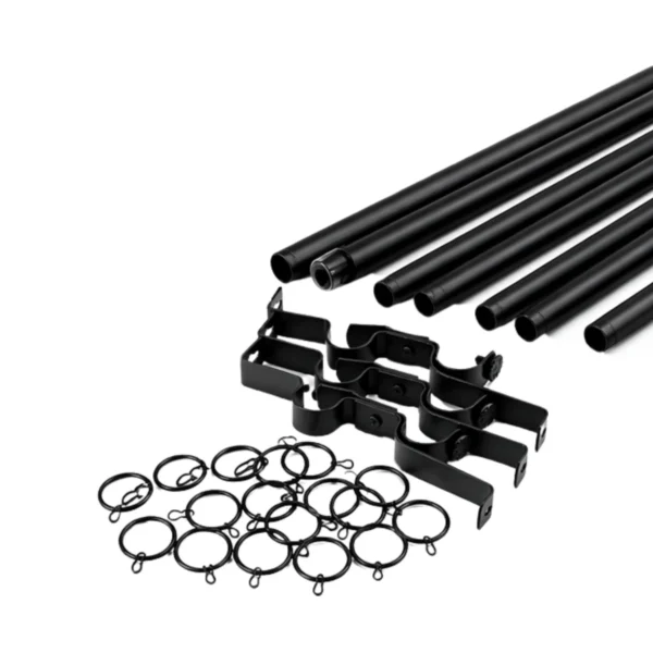 AIYI Curtain rod set Black 1.5*3m AY391-020