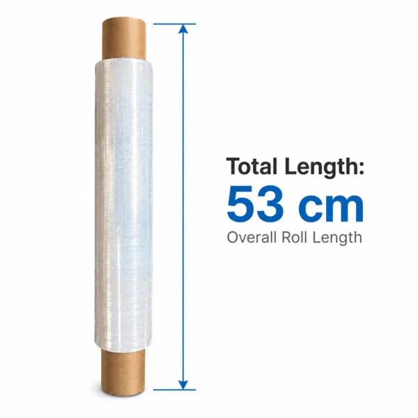 Kington Clear Stretch Wrap Film 400mm x 200m - 12 Pack AY265-001