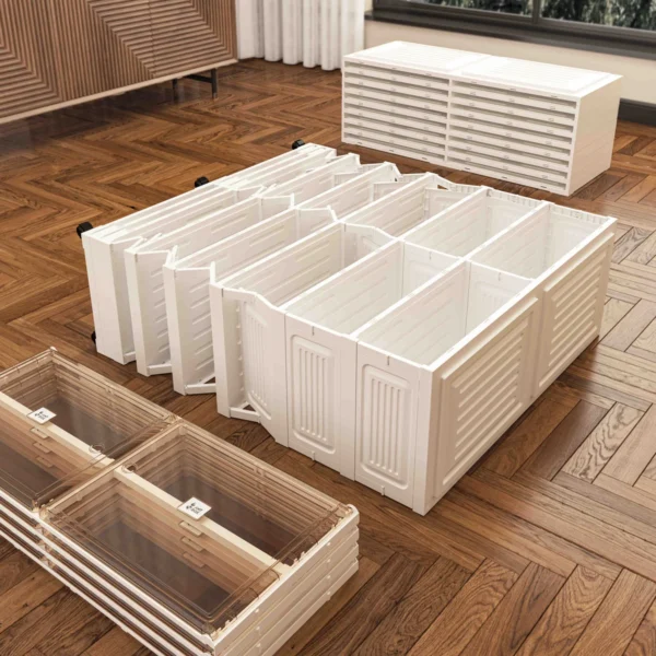 10 Layer 2 Column Large Shoe Storage Cabinet with Magnetic Doors AY067-002