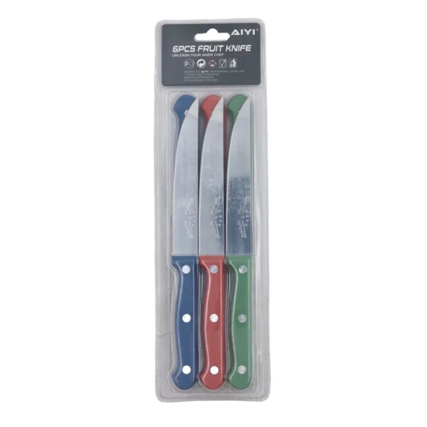 BEEF KNIFE SET 5"  6PCS AY097-029