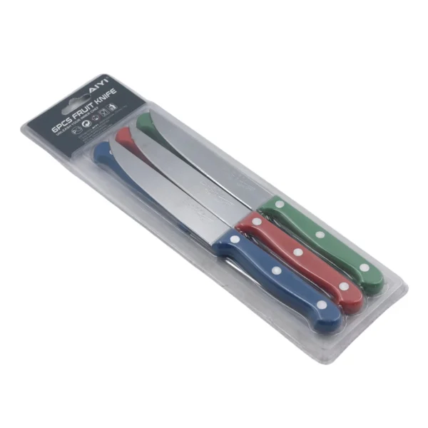BEEF KNIFE SET 5"  6PCS AY097-029