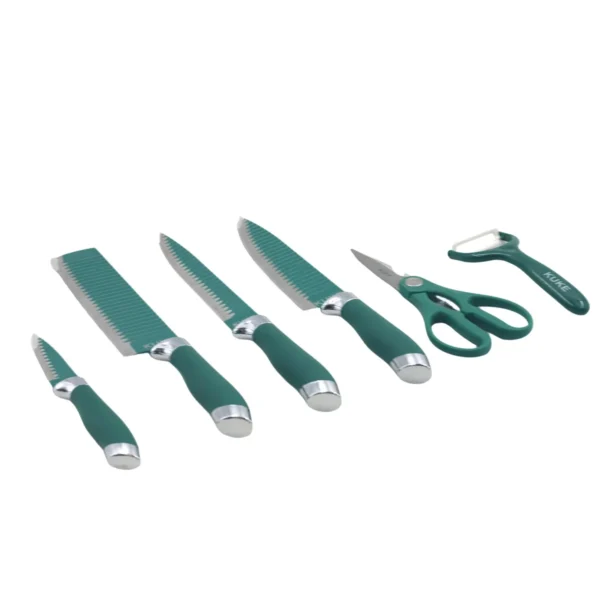 6-Piece Kitchen Knife Set with Peeler & Scissors AY097-007