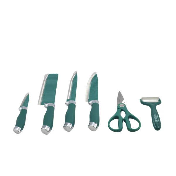 6-Piece Kitchen Knife Set with Peeler & Scissors AY097-007