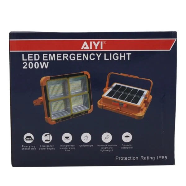 AIYI 200W Portable Solar Flood Light AY398-059