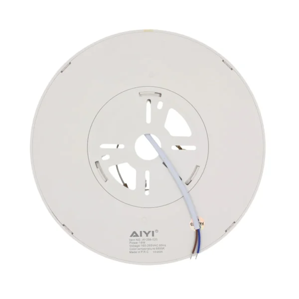 AIYI 18W LED Surface-Mounted Ceiling Light, 1800lm, 6500K 23cm AY398-020